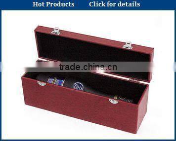 exquisite promotion gift leather wine box hot sale