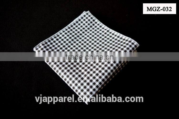 High Quality Chambray Denim Cotton Linen Pocket Square Bandana Handkerchief