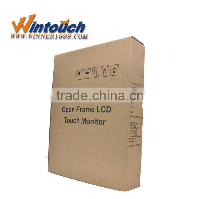 10.4 inch 1024x600 TFT LCD USB open frame touch screen monitor