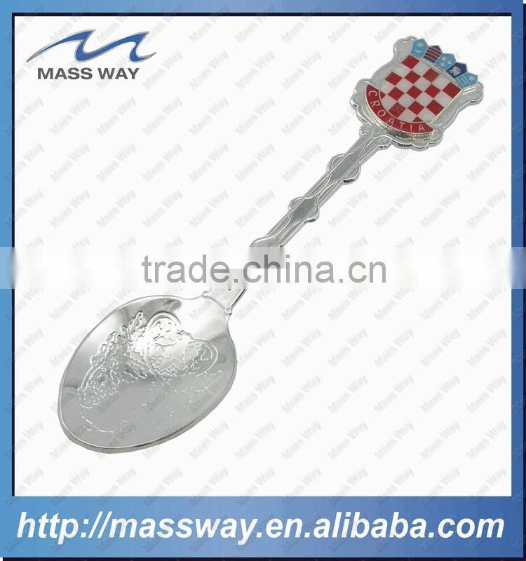 cool engraved custom food grade stainless steel fruit spoon