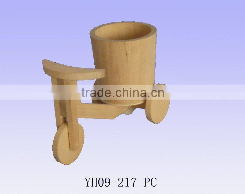 BIRCH WOOD TOY CAR/WOODEN TOY PLANE