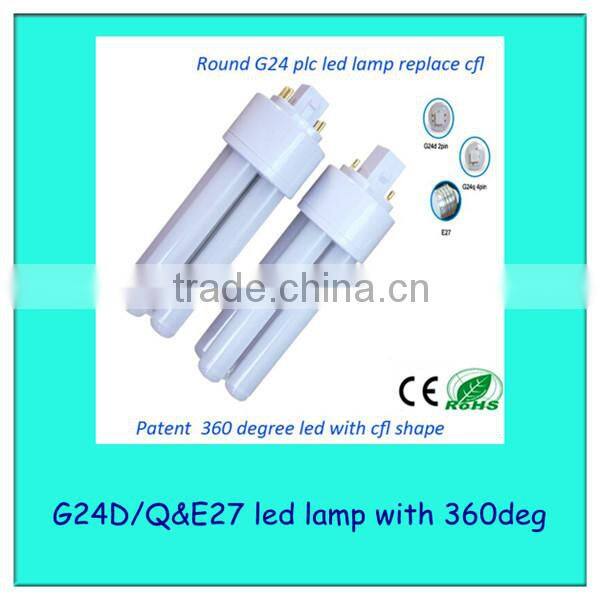 New g24 led light, g24 led lamp,gu24 led light bulbs