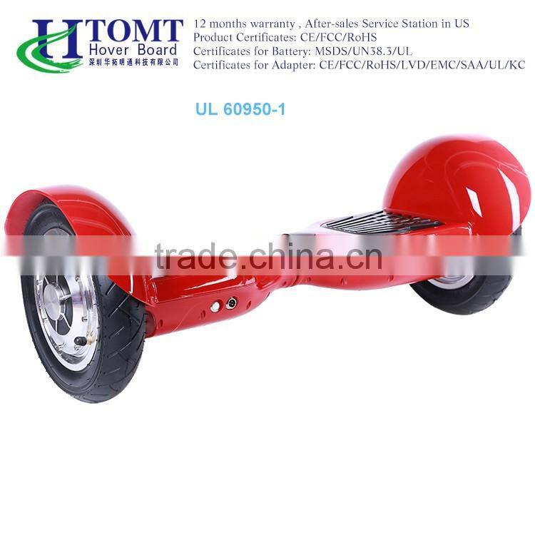 China Htomt smart 10 inch 2 wheel self balancing electric scooter