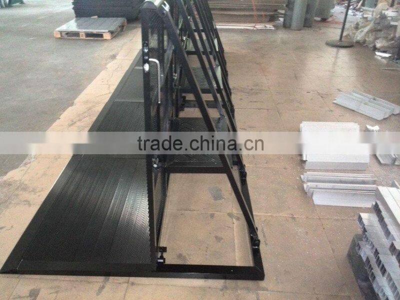 RP WDH:1.25x1x1.2m Economic aluminum crash barrier - trolly