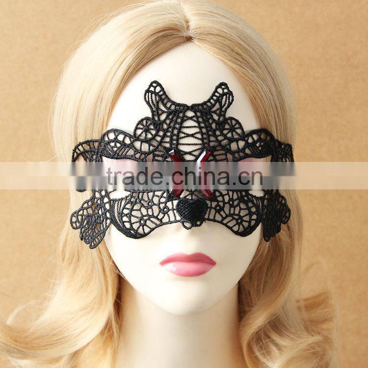 COSPLAY black mask dance fox appeal mask party decorations