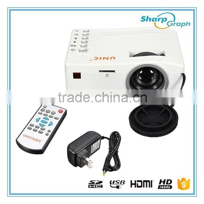 Wholesale Online Shopping UNIC Mini Full HD LED 3D Beam Projector UC18 Smart LCD Projeksiyon with Battery