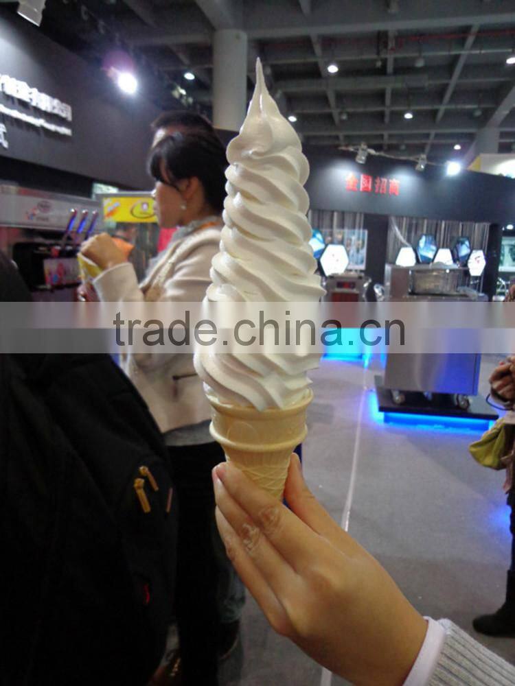 Stainless steel ice cream machine