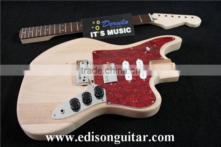 Quality Guitar Factory DIY Electric Guitar Kits Solid Mahagany Body MX-011