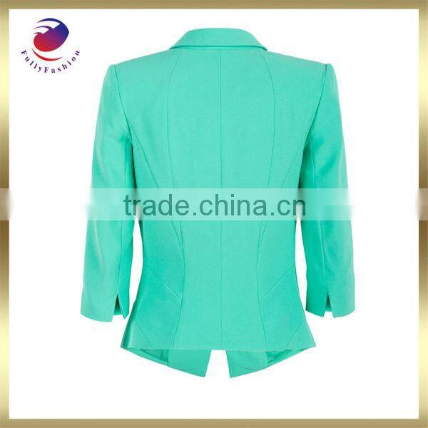 jacket for women green short style for office lady