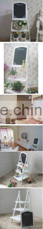 4 Chinese manufacturing ~ Zakka pastoral style solid wood furniture - storage rack - flower - wood - shelf