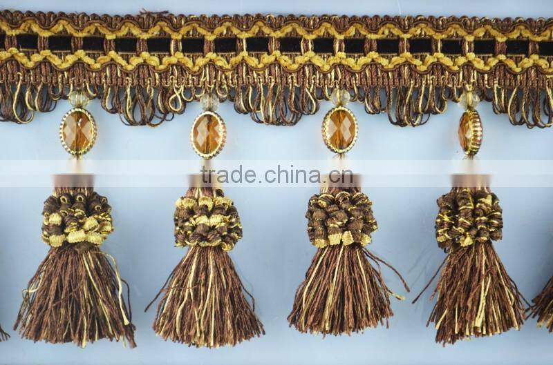 colorful curtain tassel fringe wholesale