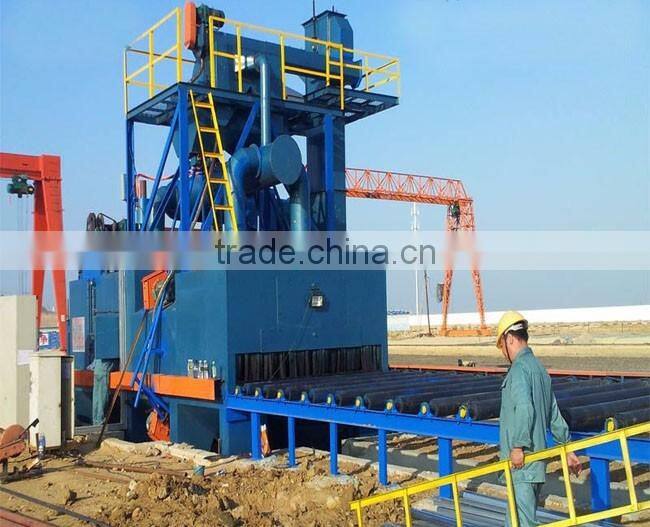 Metal sheet shot blast machines