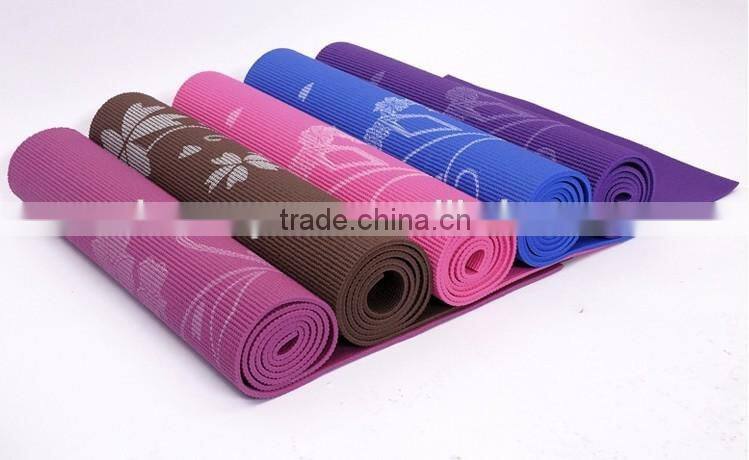 Premium Custom Silk-Screen Printed Yoga Mat, Fitness Pilates Mat