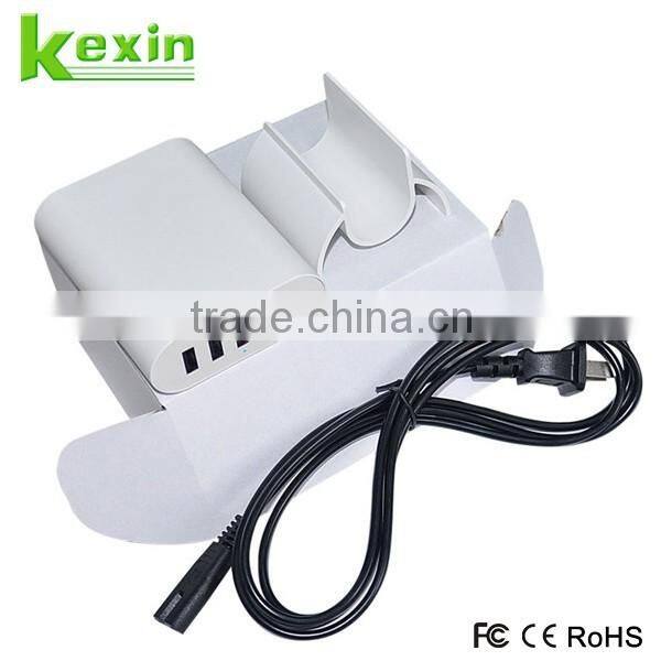 Multi Charger USB 5 Port Desktop USB Charging Hub, High Speed with PowerSmart Technology Wall Travel Charger