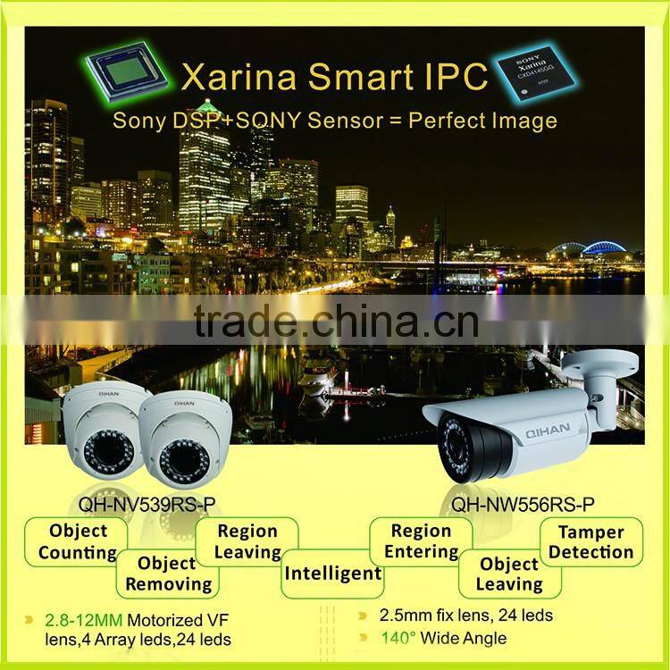 Starlight 3MP internet protocol bullet housing security surveillance camera