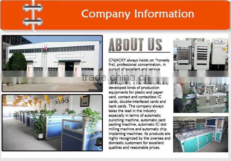 CNJ-5A -25PLC plastic card Punching machine with sorting system