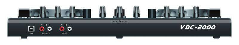 Manufactuer supply best sales VDC-2000M 2 Channel DJ Midi Controller