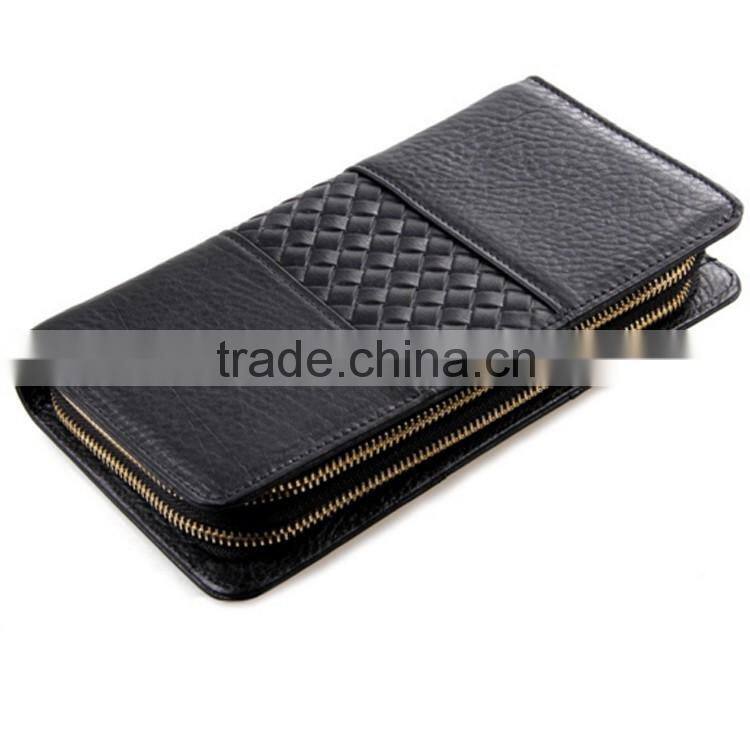 Durable hot sale crazy horse leather wallet for man China manufacturer