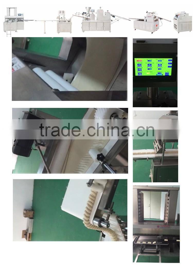 Durable in use PLC photoelectric control hamburg steamed bun making machine