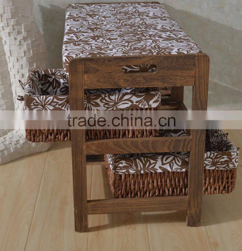 Antique Shoe Rack Shoe Cabinet With Basket Drawers