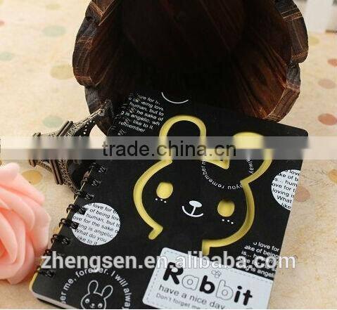 Multi-function students dairy notebook with double coil spiral notebook