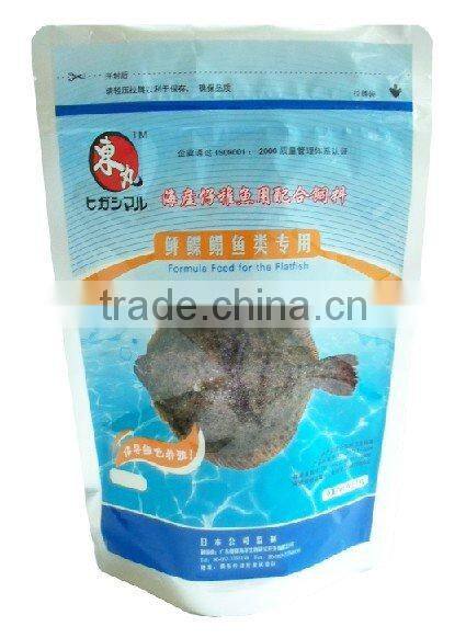 Printed plastic fish food bag/custom fishing packaging/printed zip lock poly bags