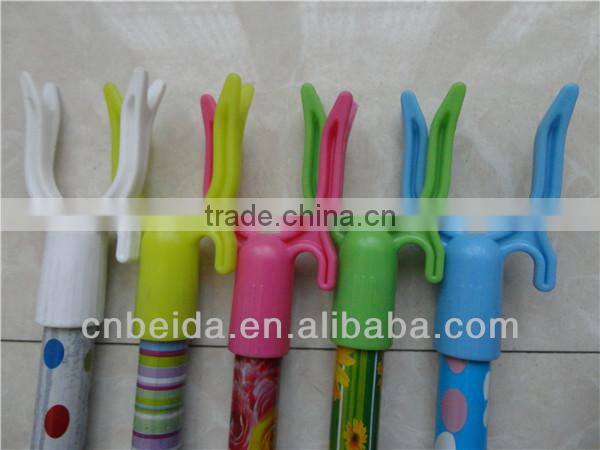 PVC Pipe Fork Clothes Telescopic Fork Plastic Fork Iron Metal Handle