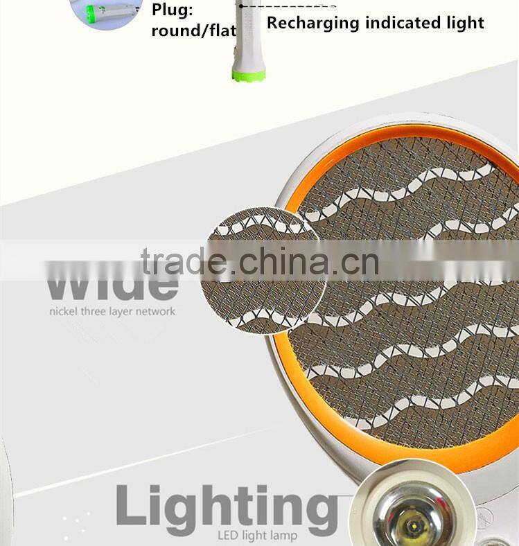 QX901-2 Mosquito Insect Killer torch 5+1 mosquito catcher rechargable electric mosquito swatter
