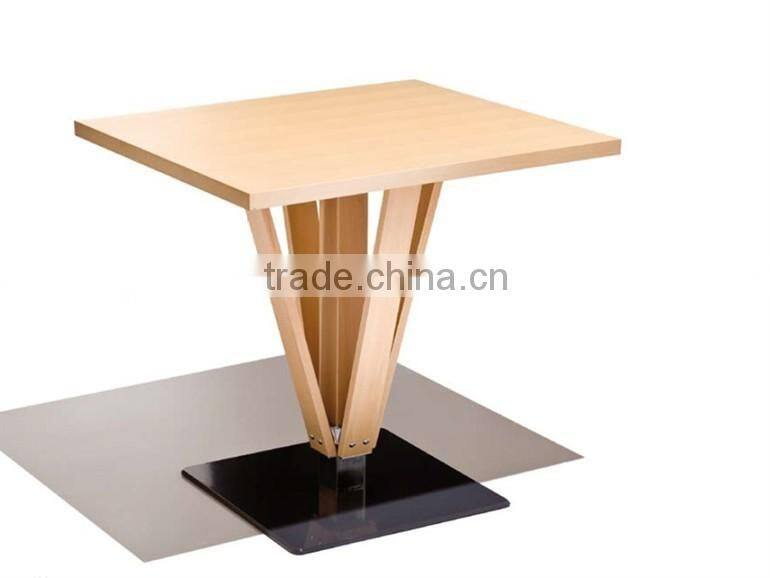 Square shape Chinese wooden restaurant table YT7009