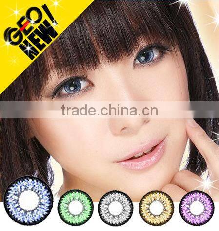 GEO super nudy violet popular wholesale eye cosmetic cheap colored contact lenses