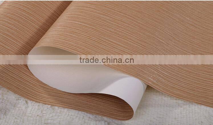 Semi PU leather for wall paper usage with metallic color