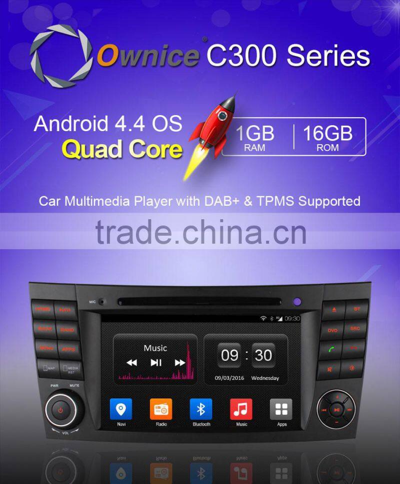 Ownice Quad core android 4.4 car video player For Benz CLS W219 2005-2006 support TV OBD wifi DAB mirror link canbus