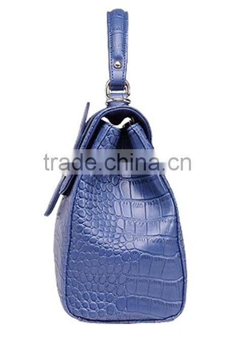 China handbag supplier mix color women genuine leather shoulder bags