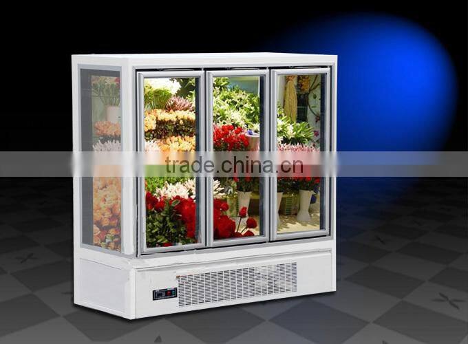 Vacuum cooler for fresh flowers refrigerated dispaly cabinet