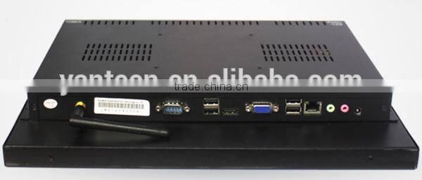 17inch all in one touchscreen pc white with Five wire resistive touchscreen