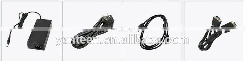 Plastic casing 15"touch screen led monitor with VGA+USB interface