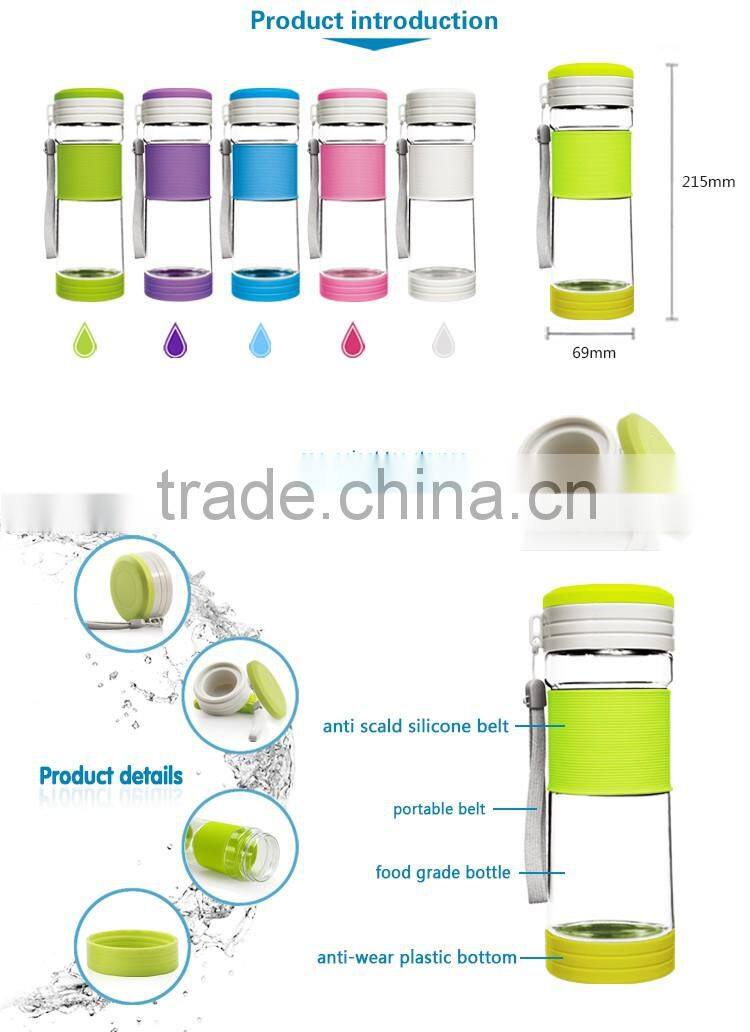 Travel 500ml bpa free sport plastic water bottle