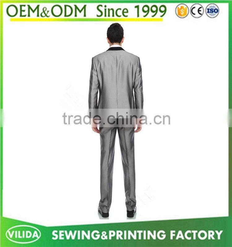 Wholesale men's 100% woolen blazer tuxedos new design formal dress suit