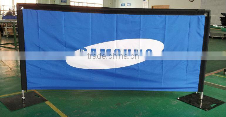 Square Planar Display Advertising Flag & banner With Door-Barrier