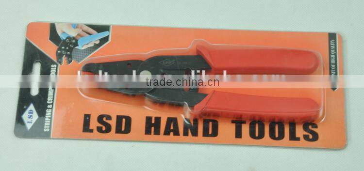LS-104 2 in 1 multi function crimping tool use for cutting 30mm max cable and Crimping terminals with automatic rebound spring