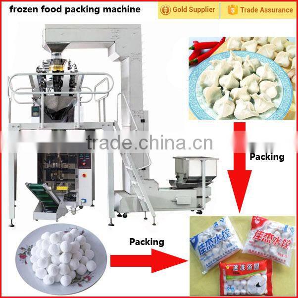 Automatic frozen chicken feet packing machine, frozen fish
