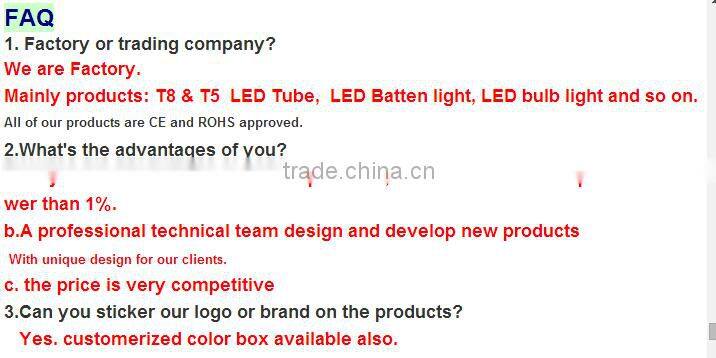 Factory Hot Sale Plastic PC Nano PC T8 Led Tube 18W 1.2M 360 degree led tube light Nano Plastic T8