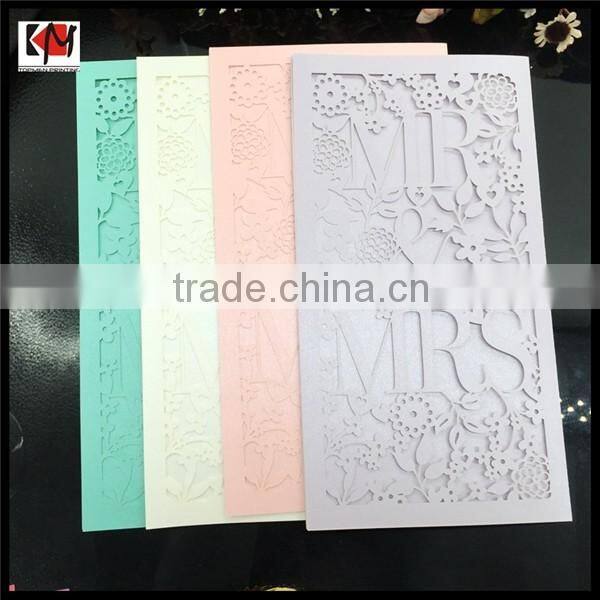Wholesale luxury handmade wedding banquet invitation card