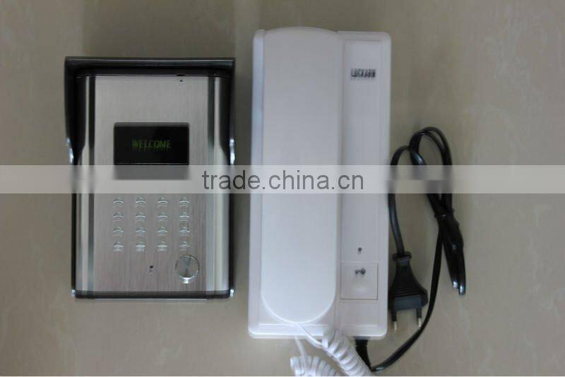 2015 luckarm new style unlock audio doorphone intercom system