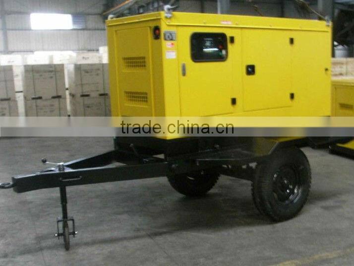 Trailer Diesel Generators/gensets 12kw 50kw 60kw 80kw 100kw 200kw