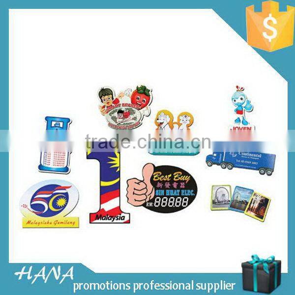 Newest latest k letter pvc fridge magnet