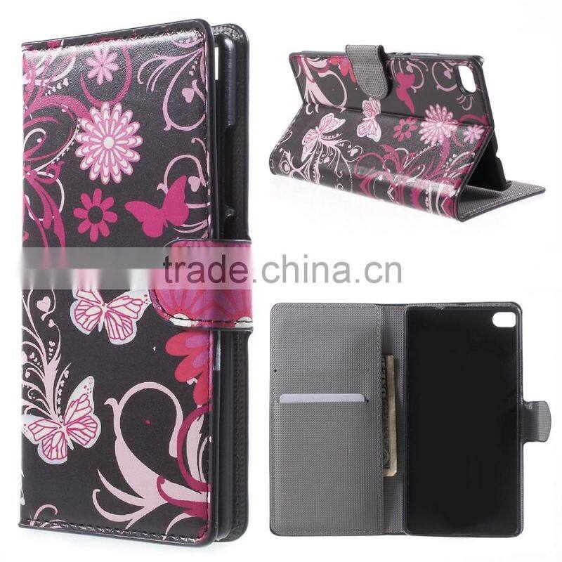 The series of restoring ancient ways Leather Cover for Huawei Ascend P8 with Card Slots,case for Huawei P8,case for Huawei P8