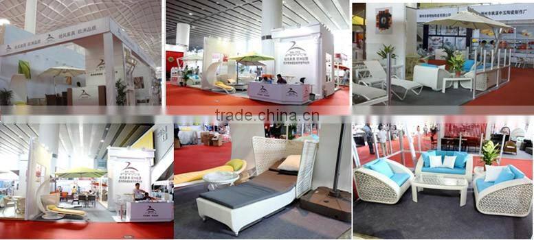 Aluminium commercial for restaurant wicker dining table and chair