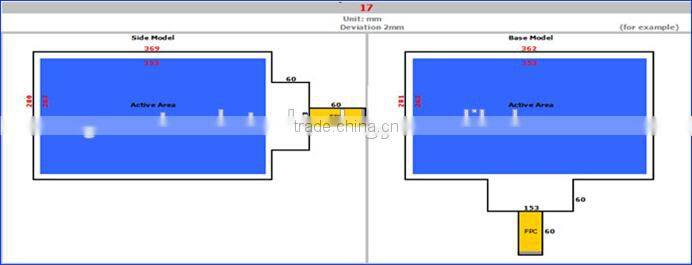 2016 Best Price 17 inch Interactive Touch Foil,Multi-Touch Foil,Multi-Touch Film