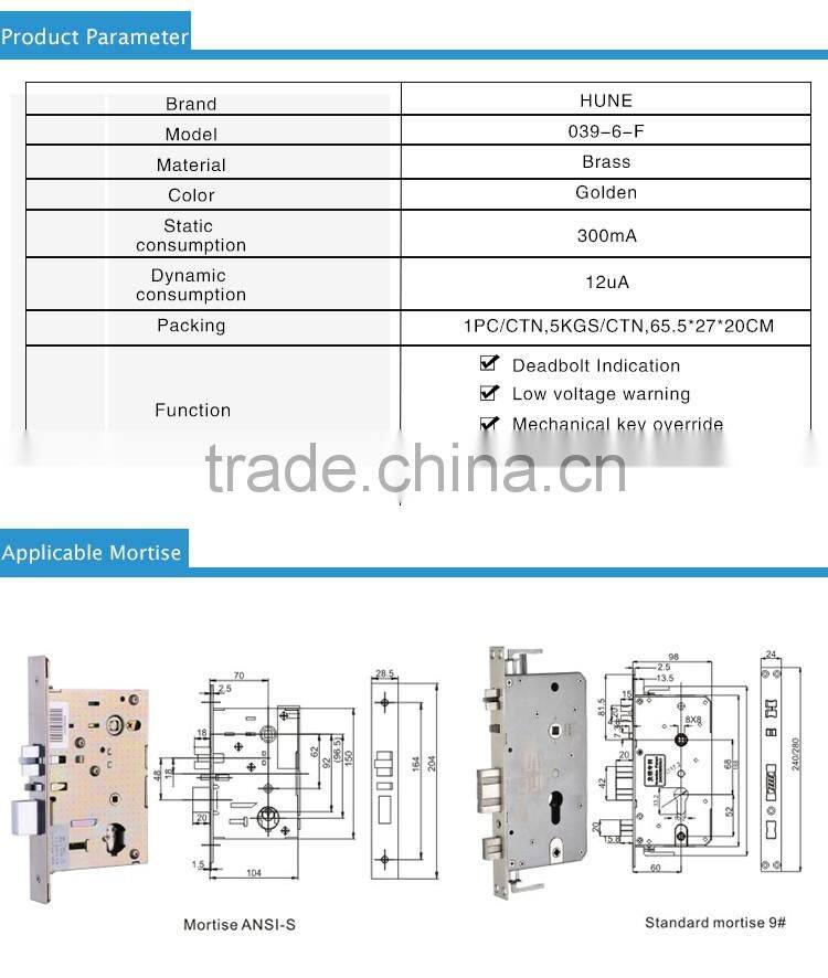 new premium digital fingerprint door lock with access control system